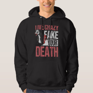 Veste À Capuche Live Crazy Fake Your Death Opossum