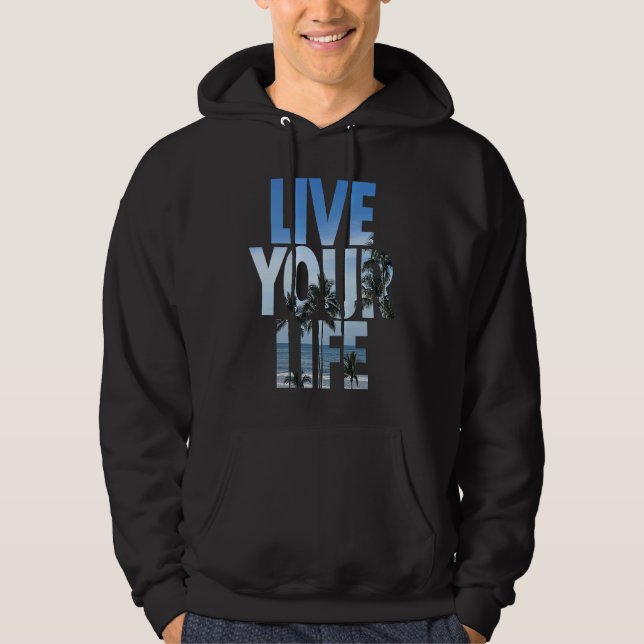Veste À Capuche Live Your Life (Devant)