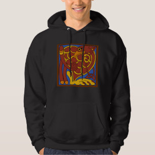Veste À Capuche Livre De Kells Celtic Knot Oiseau Médiéval