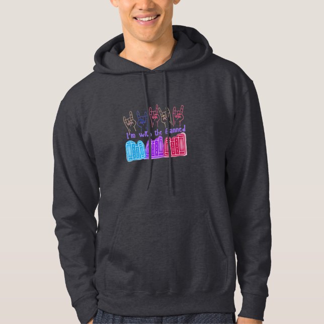 Veste À Capuche Livres Interdits (Devant)
