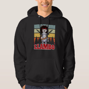 Veste À Capuche Llambo Militaire Llama Commando Hilarious présent