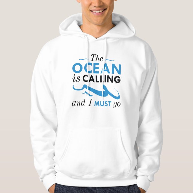 Veste À Capuche L'Océan Appelle (Devant)