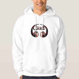 Veste À Capuche Logo2 rouillé