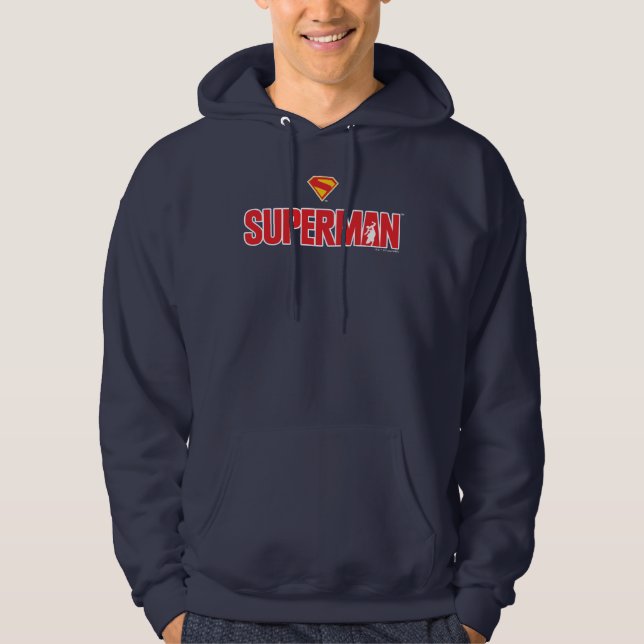 Veste À Capuche Logo classique Superman Bold (Devant)