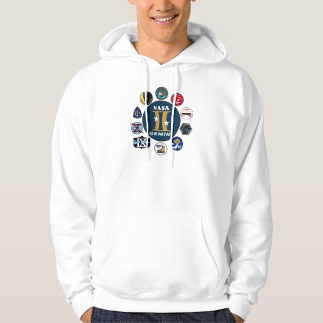 Veste À Capuche Logo commémoratif de Gémeaux (Devant)