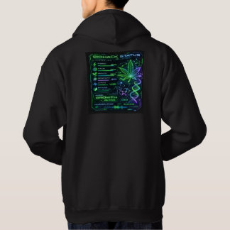 Veste À Capuche Logo de conception de statut de système cool.