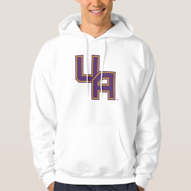 Veste À Capuche Logo de l'Université d'Albany Initials (Devant)