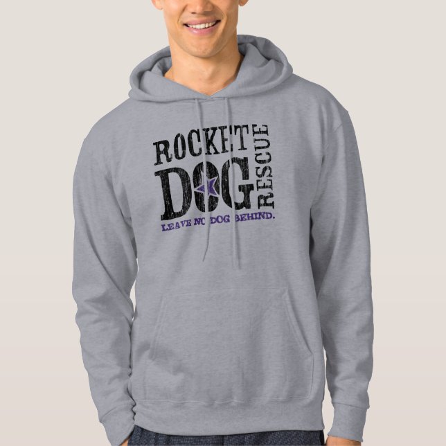 Veste À Capuche Logo de RDR (noir de cru/pourpre) (Devant)