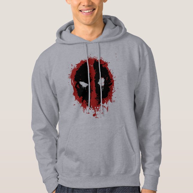 Veste À Capuche Logo Deadpool Paint Splatz (Devant)