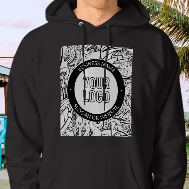 Veste À Capuche Logo d'entreprise ou Modèle de texte de conception (Créateur téléchargé)