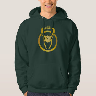Veste À Capuche Logo du casque à cornes Loki