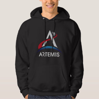 Veste À Capuche Logo du programme Artemis de la NASA SD officiel N