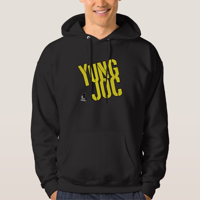 Veste À Capuche Logo Jaune Yung Joc (Devant)