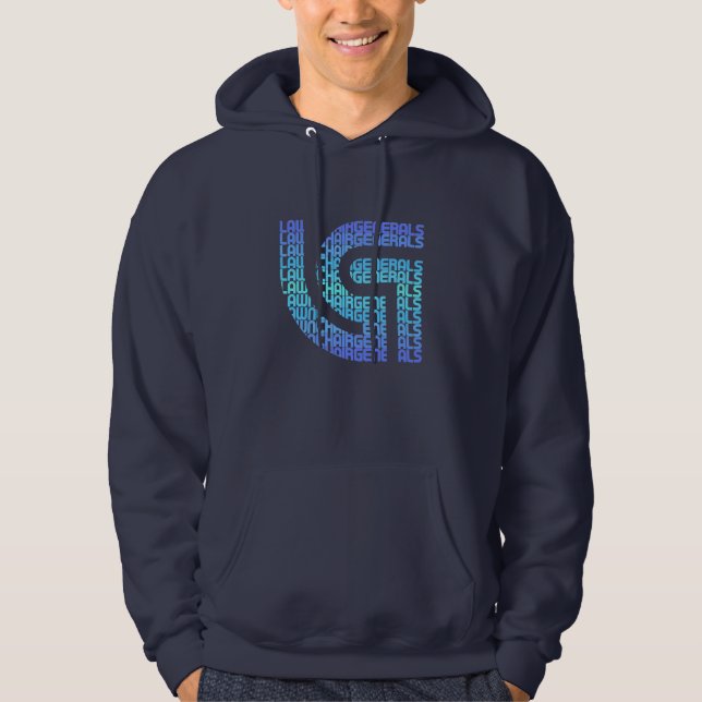 Veste À Capuche Logo_Mask_Blue_Sweatshirt (Devant)