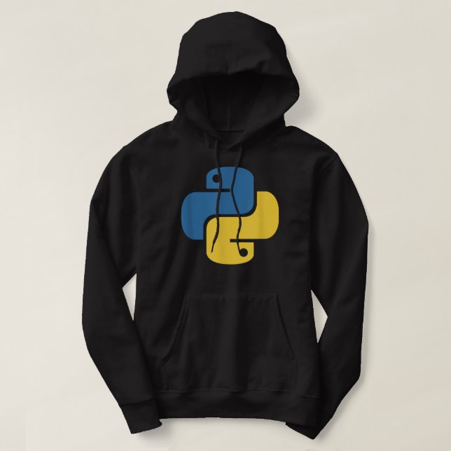 Veste À Capuche Logo officiel Python pour développeurs  (Design devant)