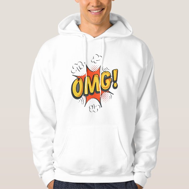 Veste À Capuche logo OMG (Devant)