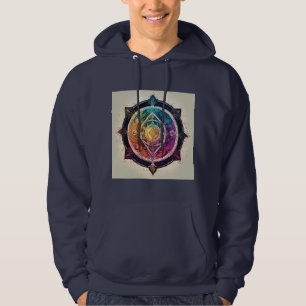 Veste À Capuche Logo spirituel mystique et magique - Style tatouag