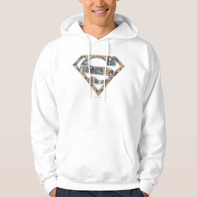 Veste À Capuche Logo Supergirl Comic Strip (Devant)