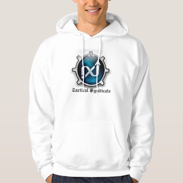 Veste À Capuche Logo, syndicat tactique (Devant)