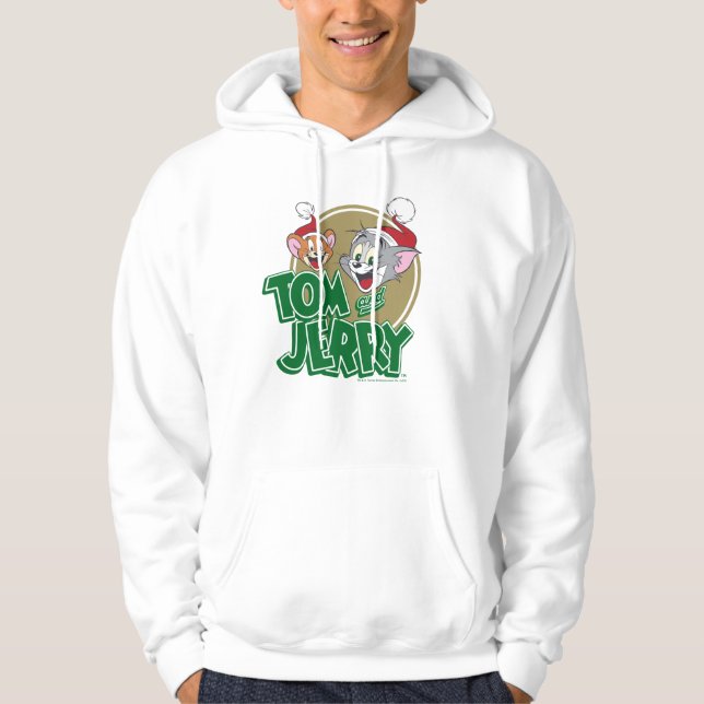 Veste À Capuche Logo Tom et Jerry Holiday (Devant)