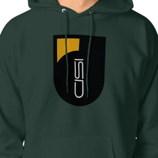 Veste À Capuche Logo-type Rétro ISD Black Gold 
