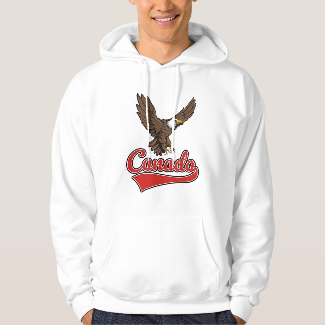 Veste À Capuche logo Voyages Canada (Devant)