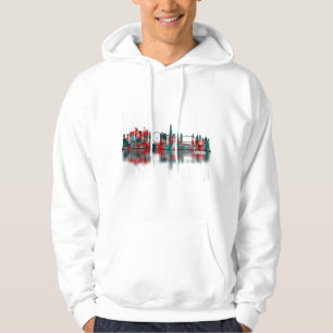 Veste À Capuche London England Skyline