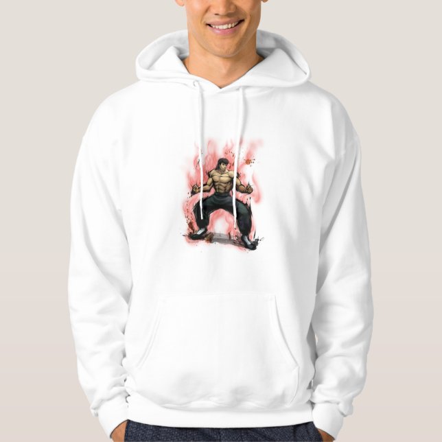 Veste À Capuche Longue position de Fei (Devant)