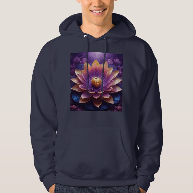 Veste À Capuche Lotus Blossom Serenity Tee" (Devant)