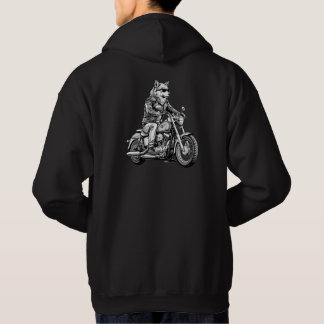 Veste À Capuche Loup de vélo