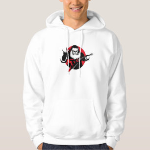 Veste À Capuche Lourd métal Santa Claus Jouer de la guitare