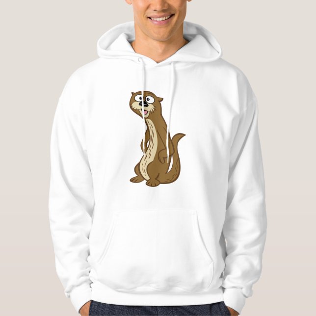 Veste À Capuche Loutre de Rick | Reggie de garde forestière (Devant)