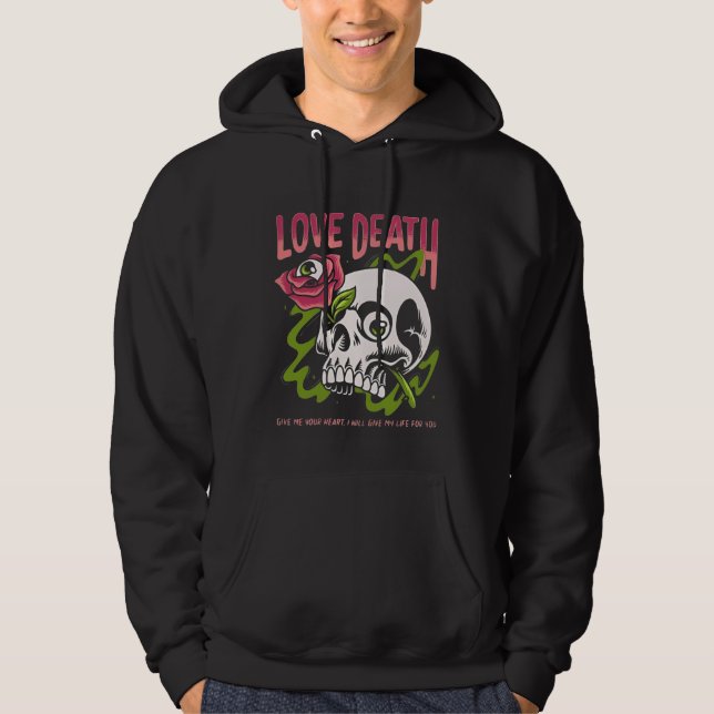 Veste À Capuche love death (Devant)
