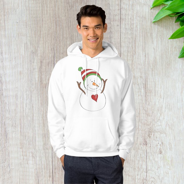 Veste À Capuche Love Heart Snowman (Créateur téléchargé)
