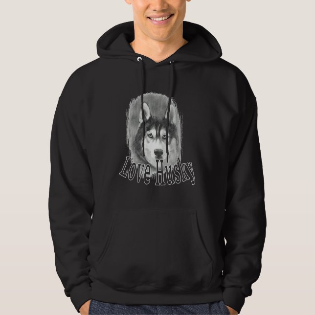 Veste À Capuche Love Husky (Devant)