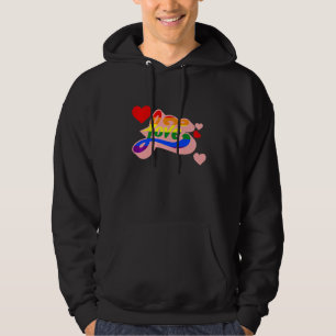 Veste À Capuche Love Lgbt Q Retro Arc-en-ciel Gay pride Ally Equa