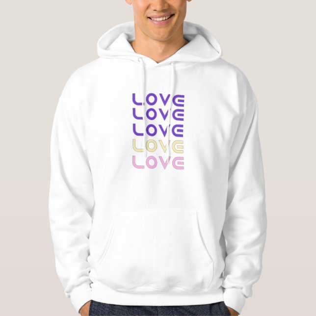 Veste À Capuche Love Love (Devant)