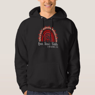Veste À Capuche Love Never Fails Arc-en-ciel Léopard Christian Val