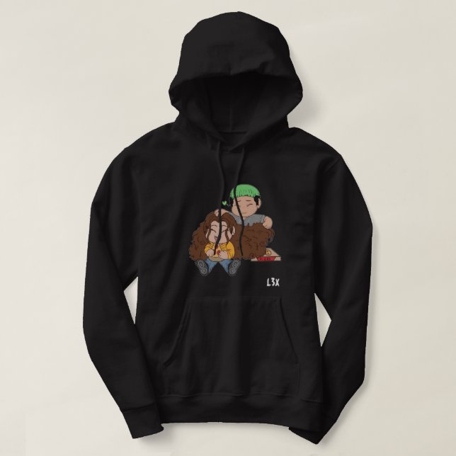 VESTE À CAPUCHE L'SWEAT - SHIRT À CAPUCHE JENN & LUCKY (Design devant)