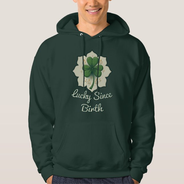 Veste À Capuche Lucky Since Forever St Patrick’s Day - camiseta (Devant)