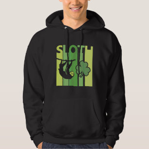 Veste À Capuche Lucky Sloth St Patrick S Day Irlandais Vintage Ret