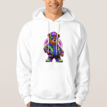 Luminosité de l'ours de néon : Retro-Streetwear