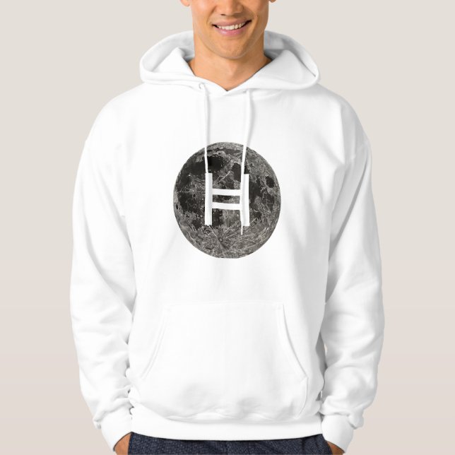 Veste À Capuche Lune Hashgraphe Hedera (Devant)