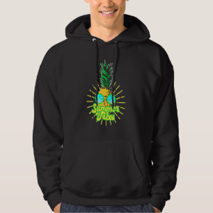 Veste À Capuche Lunettes de soleil d'ananas Plages Vibes d'été haw