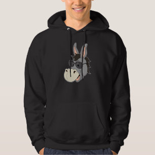 Veste À Capuche Lunettes de soleil de tête d'âne Mule Coeur Zoo an