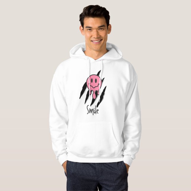 Veste À Capuche Luxueux Sweatshirt avec Touch Artistique (Devant entier)