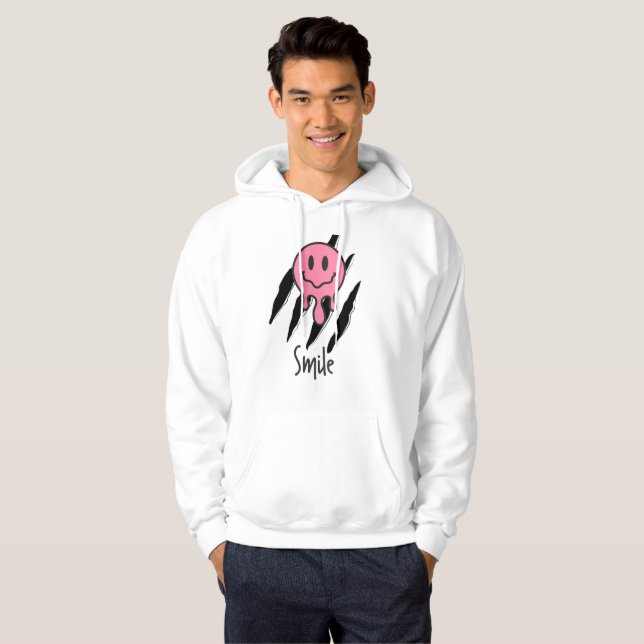 Veste À Capuche Luxueux Sweatshirt avec Touch Artistique (Devant entier)