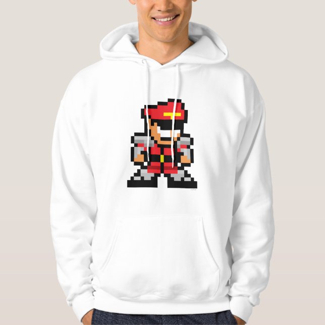 Veste À Capuche m. Bison à 8 bits (Devant)
