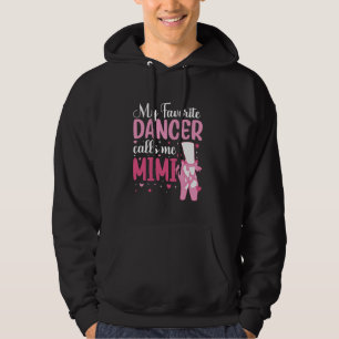 Veste À Capuche Ma danseuse préférée m'appelle Mimi Danse Mimi Dan