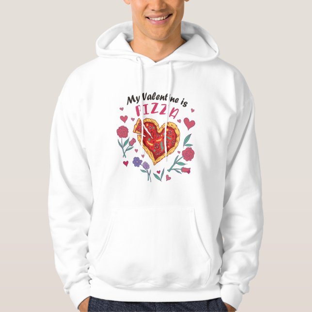 Veste À Capuche Ma Saint Valentin est un aimant d'invitation à la  (Devant)